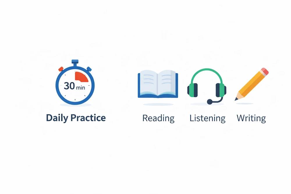 how to study for a language test